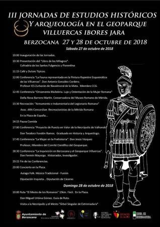 Imagen III Jornadas de Estudios Históricos y Arqueología en el Geoparque Villuercas Ibores Jara. 27 y 28 de Octubre.